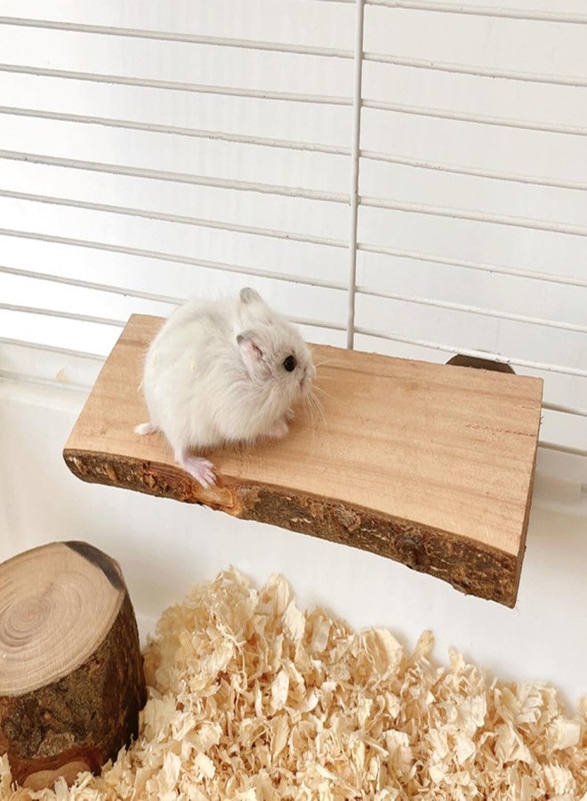 TANOMA Hamster Play Wooden Platform for Cage, Small Pets Animals Toy Platform, Stuff Cage Accessories for Dwarf Syrian Hamsters Gerbils Mice Degus - Image 3